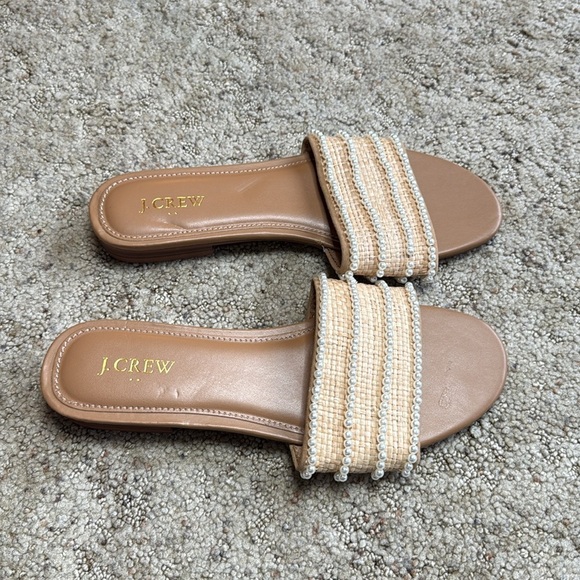 J. Crew Factory Pearl Slide Sandals - Picture 9 of 10